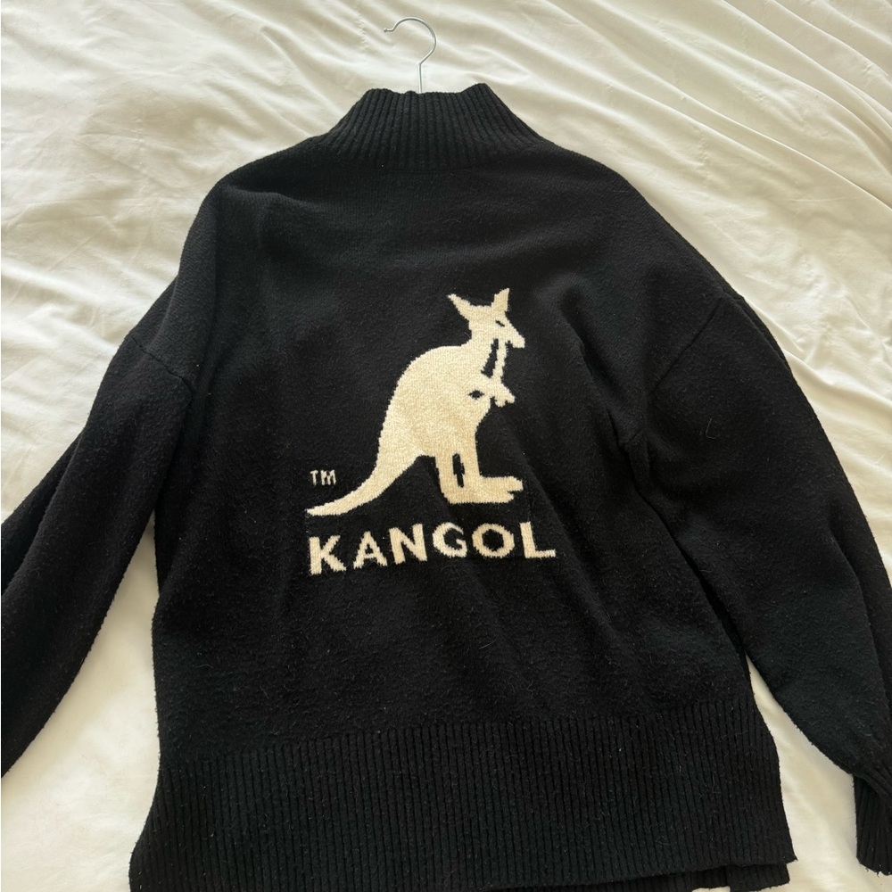 Kangol Black and White Sweatshirt
